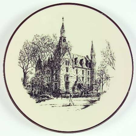 Northwestern University (John Heritage White) Collector Plate