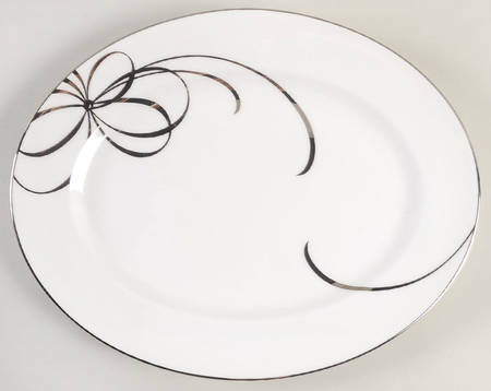 Belle Boulevard 13" Oval Serving Platter