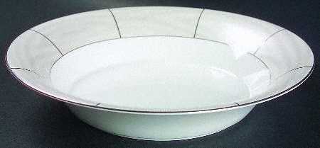 Silk Moire Pearl 10" Round Vegetable Bowl