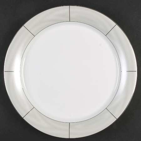 Silk Moire Pearl 12" Chop Plate (Round Platter)
