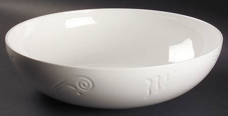 Spyro White Low Fruit/Pasta Bowl
