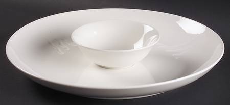Spyro White (2 Piece) Chip & Dip Set