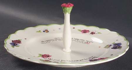 A Proper Tea Center Handled Serving Tray