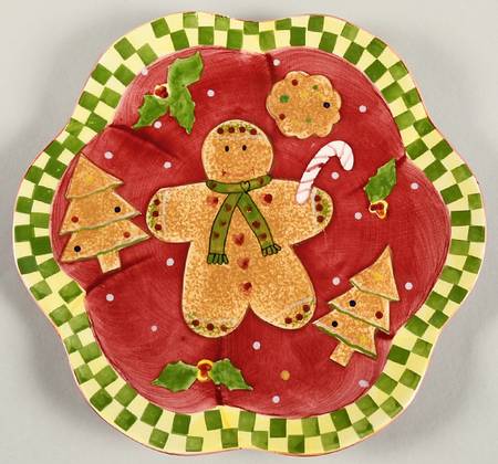 Christmas Treat Salad Plate