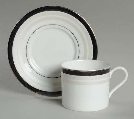 Formal Affair Flat Cup & Saucer Set