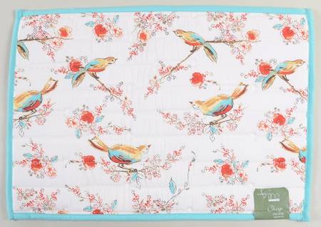 Chirp Rectangular Reversible Quilted Cloth Placemat