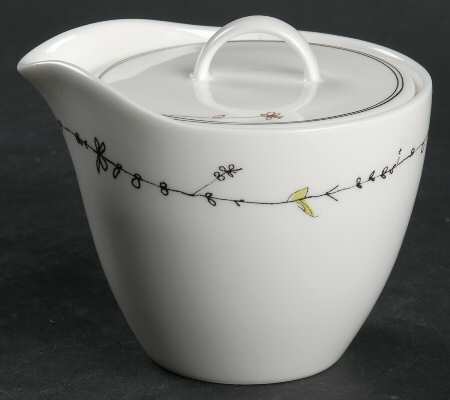 Flourish Creamer/Sugar Combination & Lid