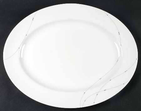 Twirl 16" Oval Serving Platter