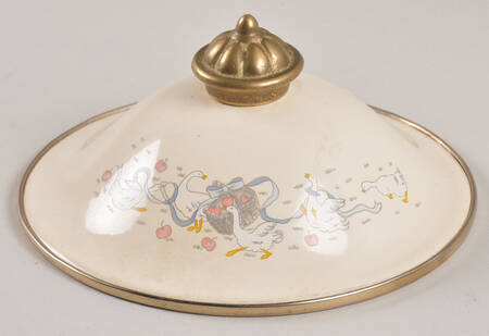 Happy Geese Lid for 1 Qt Metal Saucepan