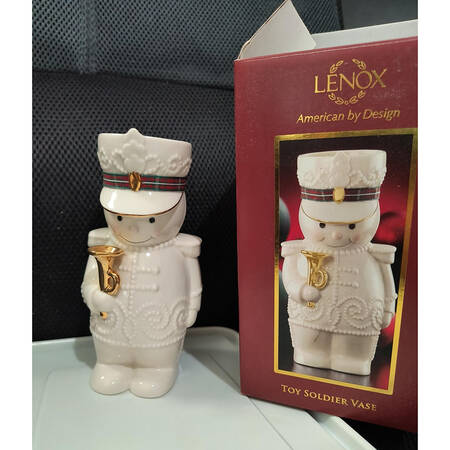 Christmas Giftables Toy Soldier Shape Vase