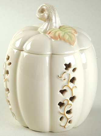Golden Harvest Lid for Pierced Candle Votive