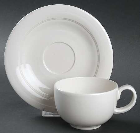 Aspen Ridge Flat Cup & Saucer Set