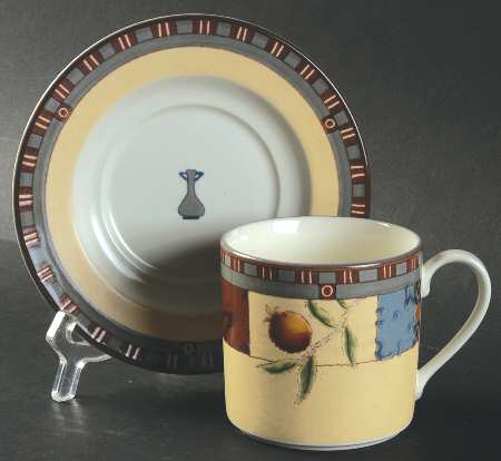 Tabella Flat Cup & Saucer Set