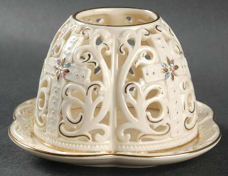 Inspirational Collection Pierced Candle Votive with Base