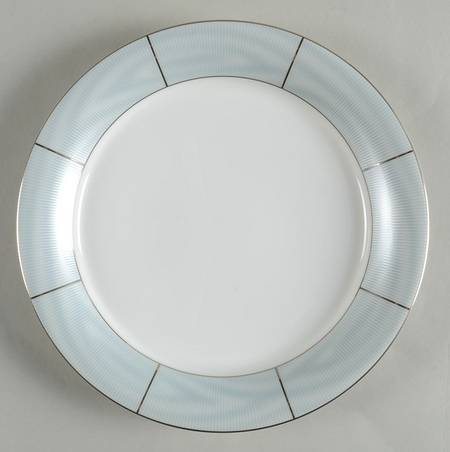 Silk Moire Ice Salad Plate