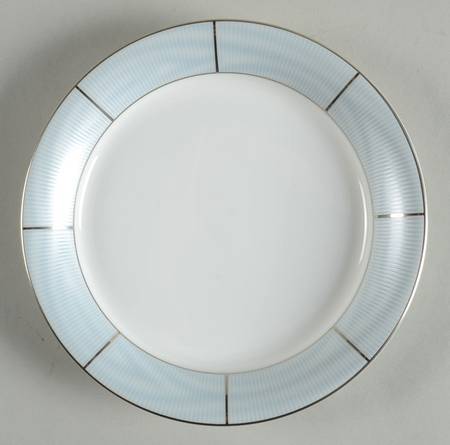 Silk Moire Ice Bread & Butter Plate