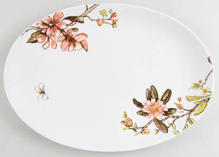 Peacock 14" Oval Serving Platter