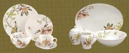 Peacock Sugar Bowl & Lid