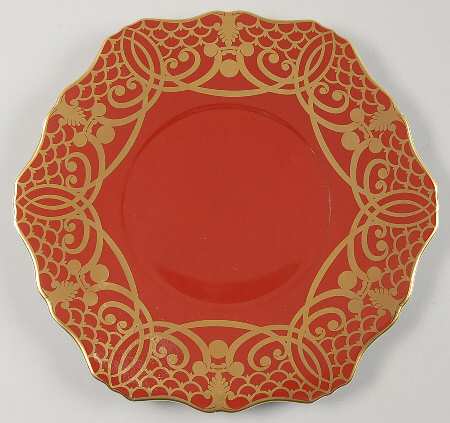 Alencon Rouge Saucer for Mug