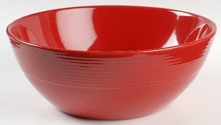 Elements Red 10" Round Serving Bowl