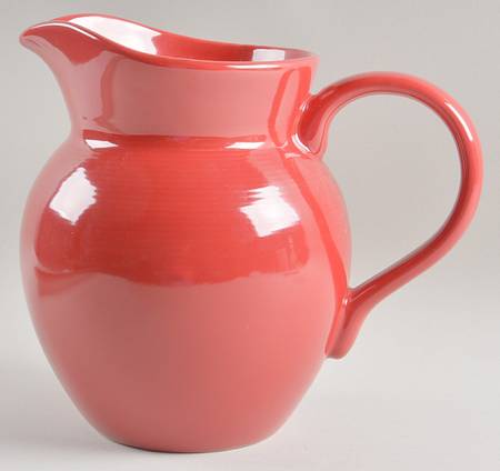 Elements Red 76 Oz Pitcher by Lorena Garcia