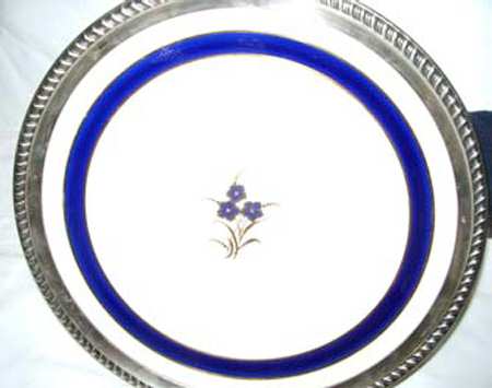 R355b Sterling Rim Dinner Plate