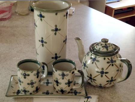 French Country Teapot & Lid