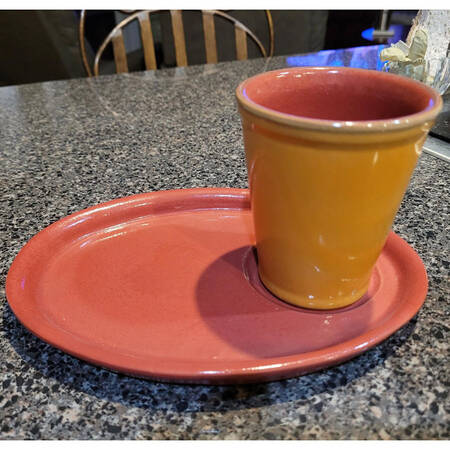 Radiance Cantaloupe and Red Oval Snack Tray