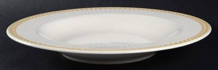 Victorian Pearls Large Rim Soup Bowl