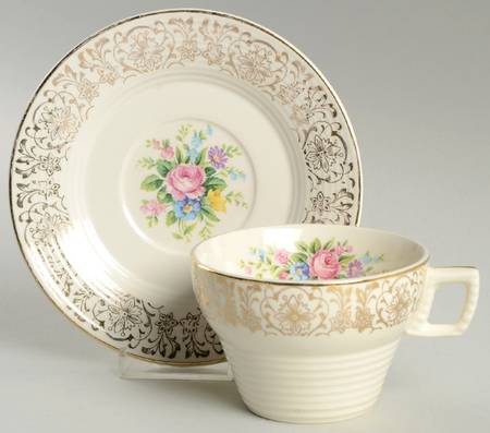 Rosalie Flat Cup & Saucer Set