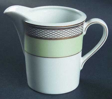 Silk Ribbon Celadon Creamer