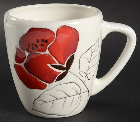 Anna Bloom Red Mug