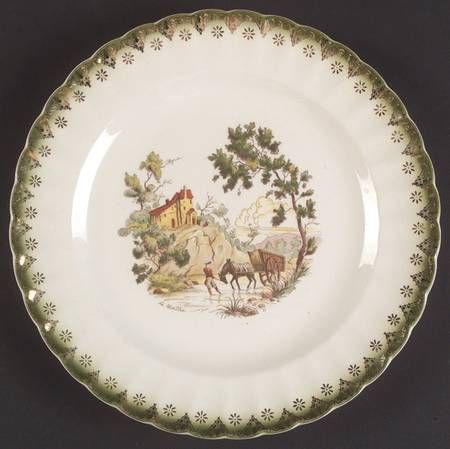 Chateau France Mandarin Green (Fil KS220) by Limoges-American