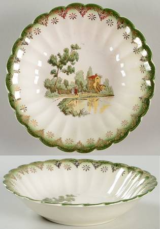 Chateau France Mandarin Green (Fil KS220) Fruit/Dessert (Sauce) Bowl