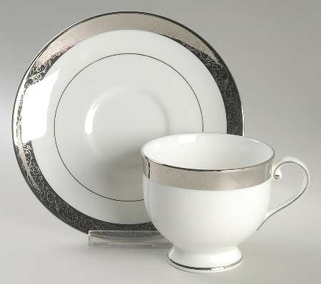 Romance Footed Cup & Saucer Set
