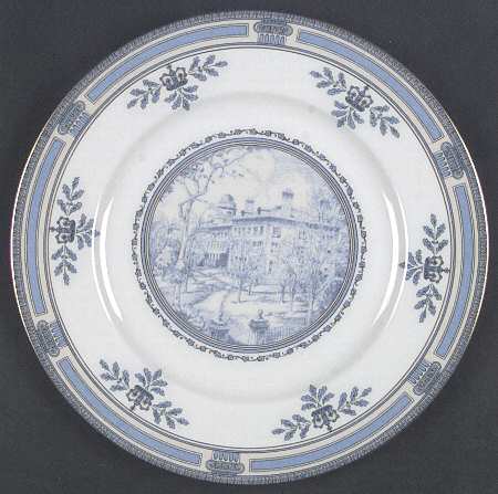 Columbia University Blue Dinner Plate