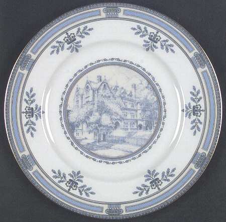 Columbia University Blue Dinner Plate