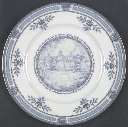 Columbia University Blue Dinner Plate