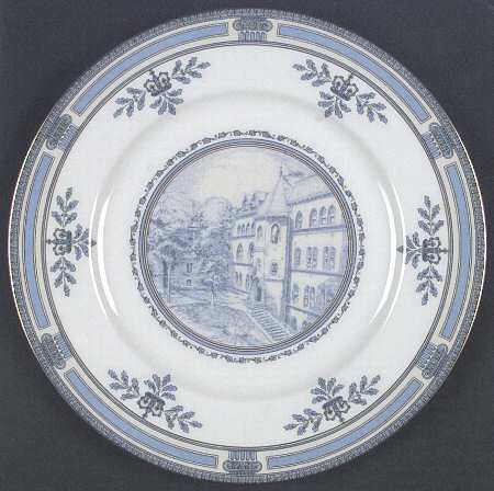 Columbia University Blue Dinner Plate