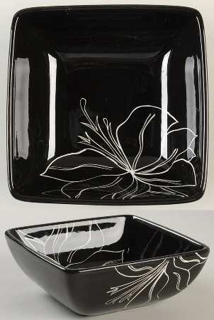 Antilles Black Square Soup/Cereal Bowl