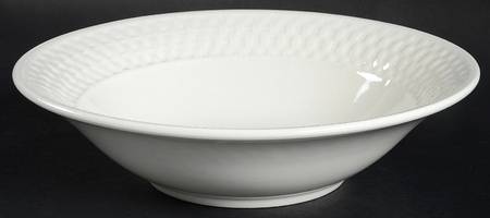 Basketweave 9" Round Serving Bowl