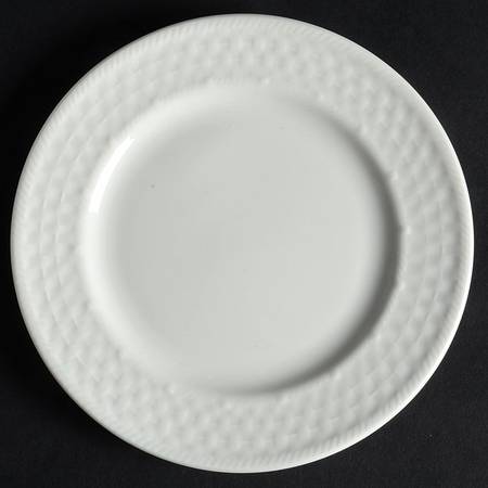 Basketweave Bread & Butter Plate