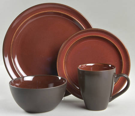 Hearthridge Red 4 Piece Place Setting