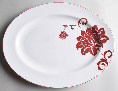 Batik 16" Oval Serving Platter by Lenox