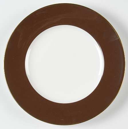 Cordell Place Chocolate Accent Luncheon Plate