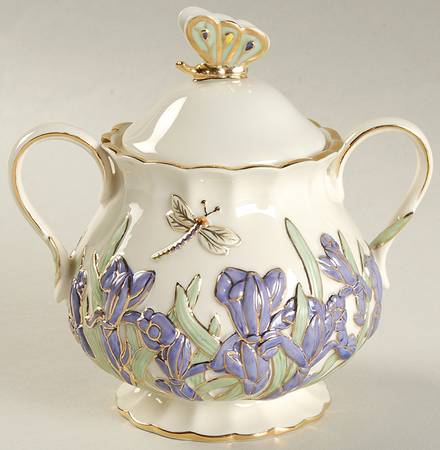 Springtime Splendor Sugar Bowl & Lid
