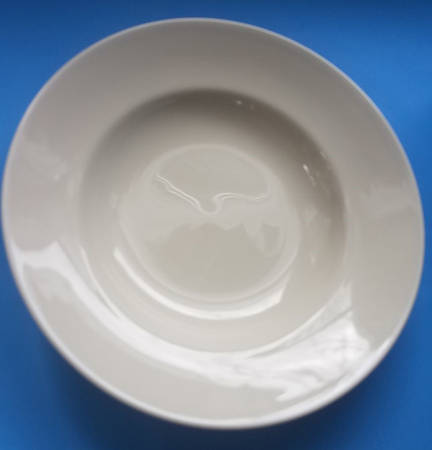 Basics Cream Large Rim Soup Bowl