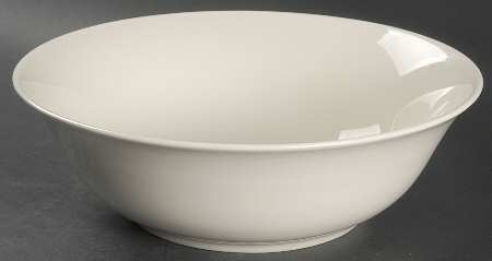 Basics Cream 9" Round Vegetable Bowl