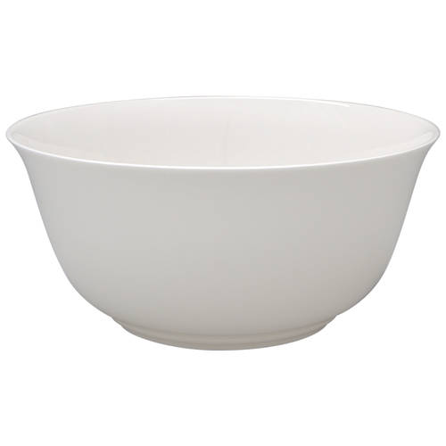 Basics White 11" Large Salad Serving Bowl