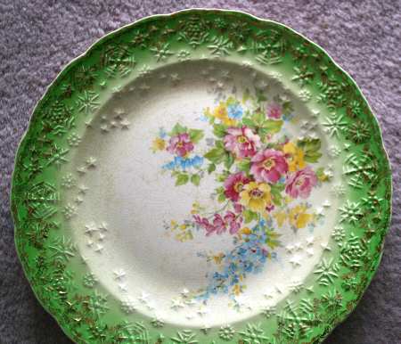 Green Corsage by Limoges-American